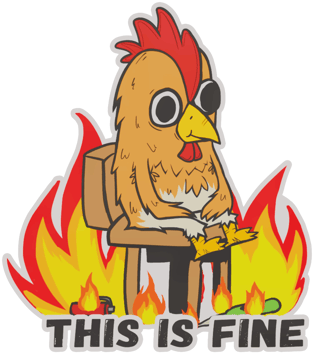 Sticker | No pasa nada (pollo)