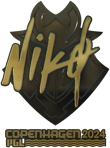 Sticker | NiKo (Gold) | Copenhagen 2024