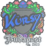 Sticker | Kursy (Embroidered) | Budapest 2025