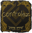 Sticker | controlez (Gold) | Austin 2025 Sticker | controlez (Gold) | Austin 2025 image