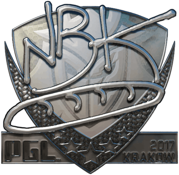 Sticker | NBK- (foliowana) | Kraków 2017