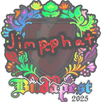 Calcomanía | Jimpphat (holográfica) | Budapest 2025
