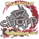 Sticker | chopper (Holo, Champion) | Shanghai 2024 image