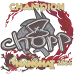 Sticker | chopper (Holo, Champion) | Shanghai 2024