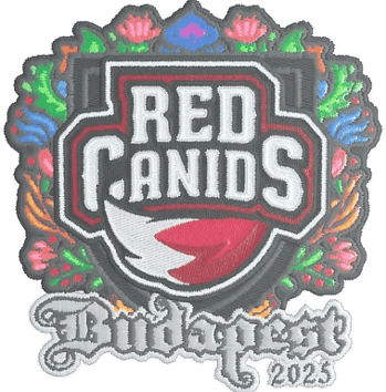 스티커 | RED Canids (Embroidered) | Budapest 2025