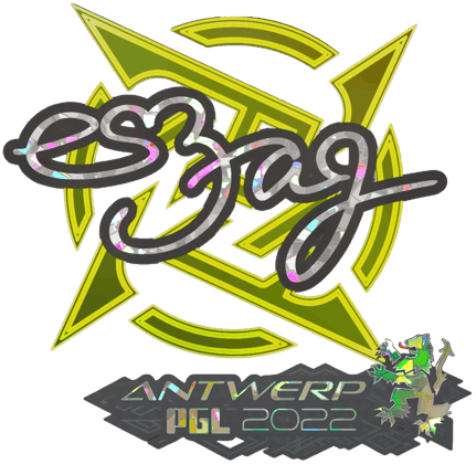 Sticker | es3tag (Glitter) | Antwerp 2022