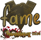 Sticker | fame (Gold) | Shanghai 2024 image