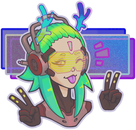 Sticker | V jak Victoria (holograficzna)