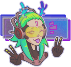 Sticker | V For Victory Sticker | V For Victory image