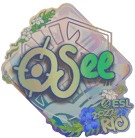 Sticker | oSee (Holo) | Rio 2022 Sticker | oSee (Holo) | Rio 2022 image