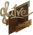Sticker | gla1ve (Gold) | Boston 2018 Sticker | gla1ve (Gold) | Boston 2018 image