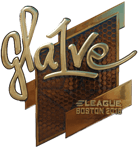 Sticker | gla1ve (Gold) | Boston 2018
