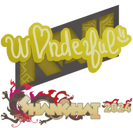 Sticker | w0nderful | Shanghai 2024