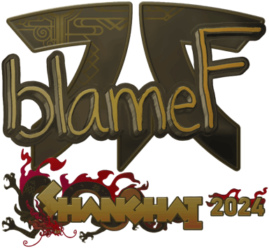 Sticker | blameF (kulta) | Shanghai 2024