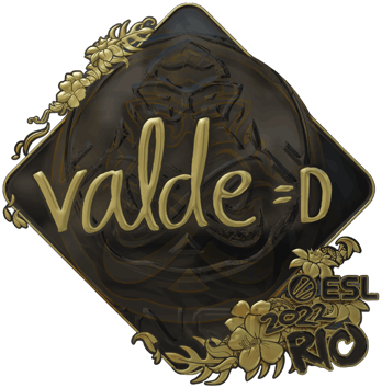 Sticker | v4lde（金色）| 2022年里约热内卢锦标赛