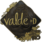 Sticker | v4lde (Gold) | Rio 2022