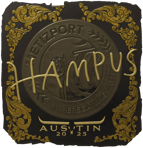 Sticker | hampus (Gold) | Austin 2025