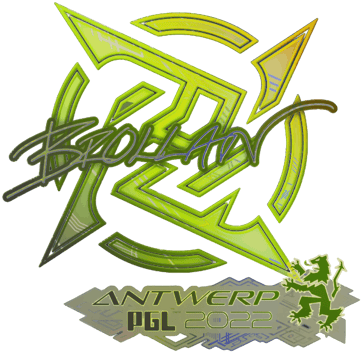 Sticker | Brollan (holográfica) | Amberes 2022