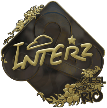 Sticker | interz (złota) | Rio 2022