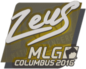 Sticker | Zeus | MLG Columbus 2016 image