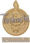 Sticker | Techno4K | Copenhagen 2024