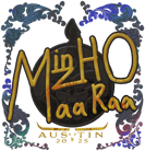 Sticker | mzinho (Holo) | Austin 2025 image