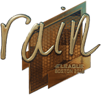 Sticker | rain (Gold) | Boston 2018 Sticker | rain (Gold) | Boston 2018 image