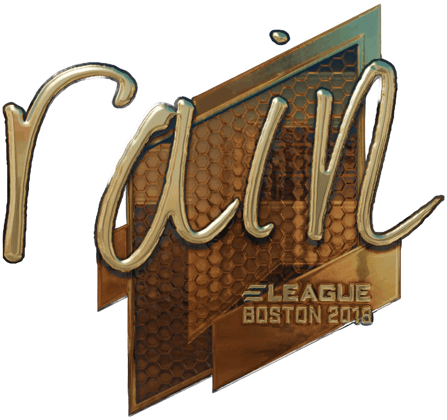 Sticker | rain(금박) | 보스턴 2018