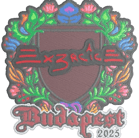 Sticker | Ex3rcice (Embroidered) | Budapest 2025 Sticker | Ex3rcice (Embroidered) | Budapest 2025 image