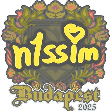 สติกเกอร์ | n1ssim | Budapest 2025