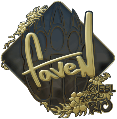 Sticker | faveN(黃金)| Rio 2022