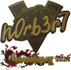 Sticker | n0rb3r7 (Gold) | Shanghai 2024 image