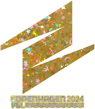 Sticker | ECSTATIC (Glitter) | Copenaghen 2024