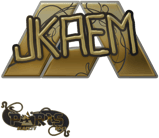 Sticker | jkaem (Gold) | Paris 2023 image