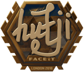 Sticker | hutji (Gold) | London 2018