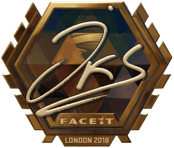 Sticker | jks (Gold) | London 2018