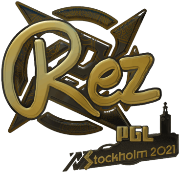 Sticker | REZ (ゴールド) | Stockholm 2021