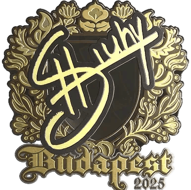 Sticker | siuhy (Gold) | Budapest 2025