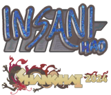 Sticker | insani (Holo) | Shanghai 2024 image