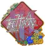 Sticker | Techno4K (Glitter) | Rio 2022