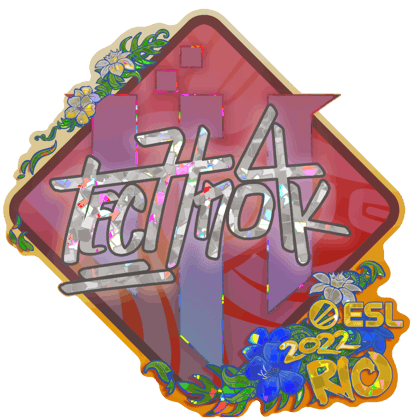 Sticker | Techno4K (Glitter) | Rio 2022