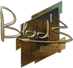 Sticker | B1ad3 (Gold) | Boston 2018 image