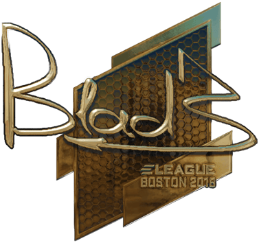Sticker | B1ad3 (Gold) | Boston 2018