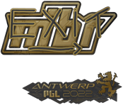 Sticker | exit (Gold) | Antwerp 2022