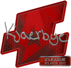 Sticker | Kjaerbye (Foil) | Atlanta 2017 image
