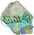 Sticker | sh1ro (Holo) | Rio 2022 image