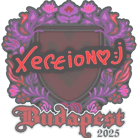 Sticker | xertioN | Budapest 2025 Sticker | xertioN | Budapest 2025 image