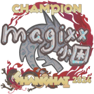 Sticker | magixx (Holo, Champion) | Shanghai 2024 image