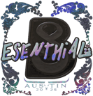 Sticker | esenthial (Holo) | Austin 2025 Sticker | esenthial (Holo) | Austin 2025 image