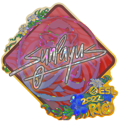 Sticker | SunPayus (Glitter) | Rio 2022